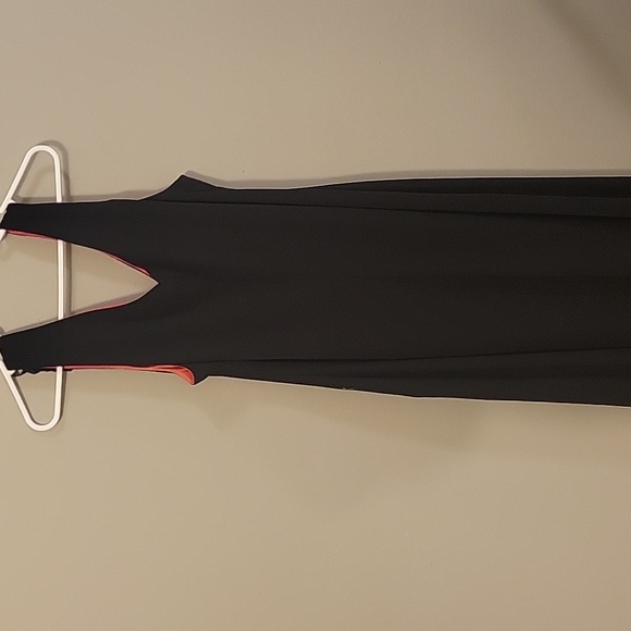 Formal Black Flowered Dress - Picture 4 of 5